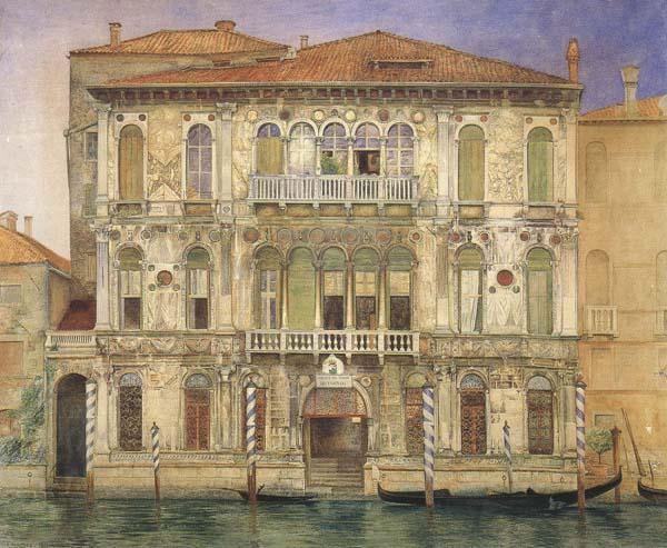 John wharlton bunney Palazzo Manzoni,on the Gradn Canal,Venice (mk46) Sweden oil painting art